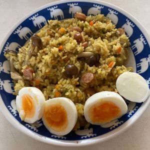 ころたんの作ってみた!投稿(【和風カレーピラフ】炊飯器で超簡単！)