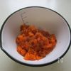 おやつ＆朝食に【米粉のキャロットマフィン】ふんわりしっとり♡の下準備