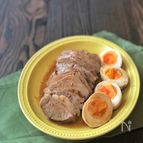 ＊りんごジュースで絶品煮豚と半熟味玉＊
