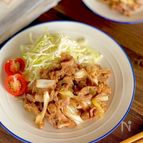 タレが美味しい！レンジで生姜焼き﻿