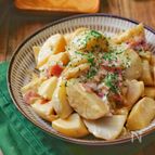 レンジで簡単！やみつき＊里芋のクリームジャーマンポテト＊