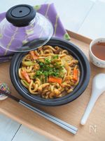 レンジで簡単♪カレーうどん