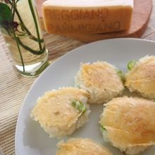 じゃこと枝豆のパルミジャーノ焼きリゾット