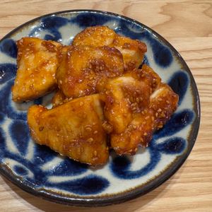 kimiの作ってみた!投稿(＼焼肉のタレで絶品／ワンパン10分【手羽元ヤンニョムチキン】)
