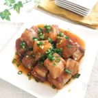 甘辛たれ☆厚揚げキューブの豚バラ肉巻き