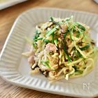 ［切り干し大根と水菜の塩こんツナ和え］あと1品に◎