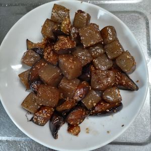 KUMIKOの作ってみた!投稿(こんにゃくと茄子のさっぱり照り旨炒め)