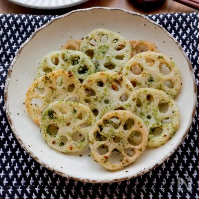 れんこん好きさんに捧ぐ【れんこんの磯辺焼き】