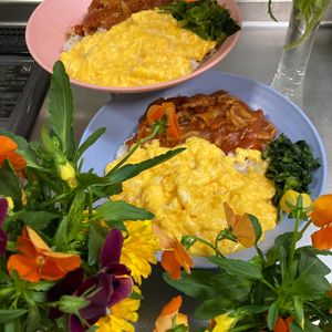 そら・ゆずの作ってみた!投稿(【とろたまオムハヤシ】ルウ不要♡胃袋を掴む愛情ごはん♬)