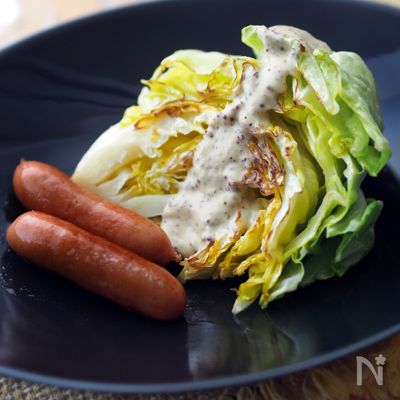芯まで美味しい、キャベツステーキ
