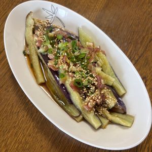 MYHRの作ってみた!投稿(【さっぱり茄子のみょうがぽん酢がけ】レンチンで簡単！)