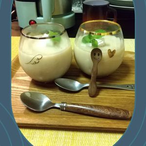 チョロリスの作ってみた!投稿(ほうじ茶ミルクティープリン)