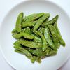 ふうかの作ってみた!投稿(レンジで簡単おかず♡『スナップエンドウのナムル』)