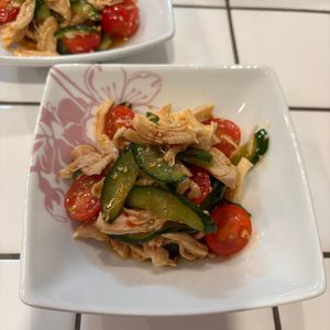mi-koの作ってみた!投稿(副菜にオススメ！鶏ささみの中華サラダ)