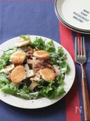 炒めキノコのハロウィンサラダ。