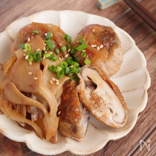《しいたけの肉巻き》ワンパン完成!きのこのおいしさ全開♪