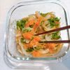 サバ竜田揚げの南蛮野菜添えの工程1