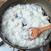 【水いらず！梅たまごのやさしいおかゆ】災害時にもの工程3
