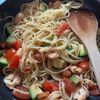 海老アボカドとトマトのオイルパスタ♪レモンでさっぱり夏パスタの工程5