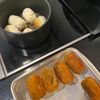 chiyoの作ってみた!投稿(ほうれん草とコーンのごま衣コロッケ)