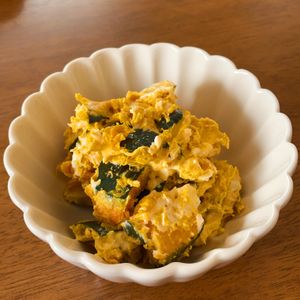 みわの作ってみた!投稿(虜になる事間違いなし!!【かぼちゃ好きのかぼちゃサラダ】)