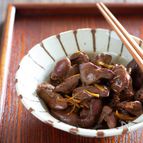 鶏レバーの甘辛煮