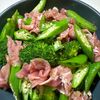 楽ラク手抜キッチン🐶🐾の作ってみた!投稿(緑の野菜と生ハムのナムル)