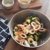 材料2つ!ズッキーニとちくわの和え物:火を使わない簡単副菜の工程4
