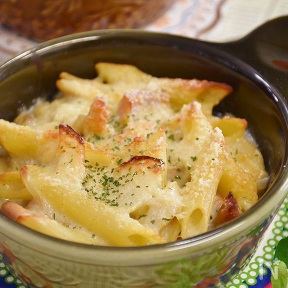 豆乳チキンマカロニグラタン