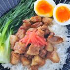 止まらない美味しさ！魯肉飯風ウルトラ豚丼