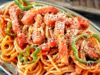 居酒屋風【厚切りベーコンの濃厚ナポリタン】