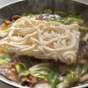 すき焼き風♪つゆだく【あまからうどん】の工程4