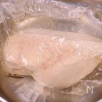 鶏むね肉のふわふわ蒸し鶏(サラダチキン)を作ろう☆🐔☆