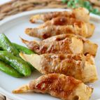 簡単おかず＊筍の豚肉巻き