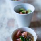 もずく酢で簡単マリネ風サラダ【既製品利用】
