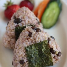 圧力鍋で作る、黒千石大豆の玄米ごはん