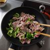 【ご飯おかわり♡】豚こま茄子ピーマンの中華風スタミナ炒め!の工程2