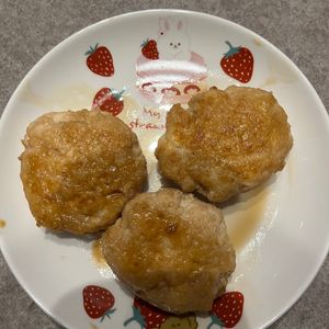 りんごの作ってみた!投稿(＼お弁当にも／ワンパン10分【甘辛豆腐つくね】豆腐水切り不要)