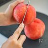 我が家の桃のコンポートの下準備
