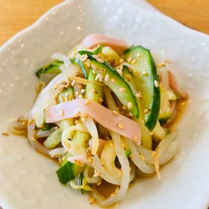 ちひろの作ってみた!投稿(【もやしとハムときゅうりの中華サラダ】)