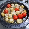 チキンとマッシュルームのアヒージョの工程5