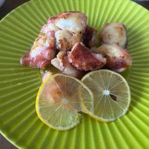こむぎの作ってみた!投稿(居酒屋風♡タコのめんつゆ唐揚げ【#おつまみ#揚げない】)