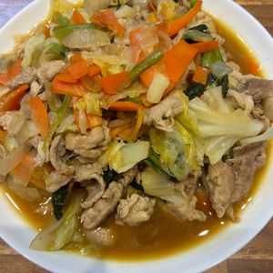 くだもの大好き🧡の作ってみた!投稿(【おいしすぎる！】家族から好評の「我が家の肉野菜の蒸し炒め」)