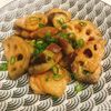 さやかの作ってみた!投稿(鶏もも肉と茄子と蓮根の甘酢炒め)