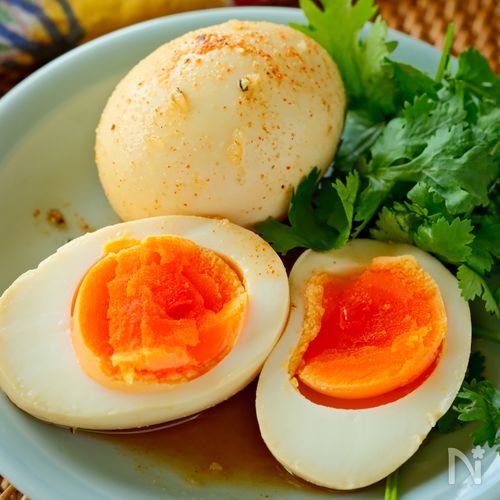 【ハマるスパイシー味玉】カレーやエスニック料理のつけ合わせに