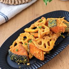 鮭とれんこんのカリカリカレーチーズ焼き【まぶして焼くだけ】