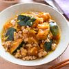 【かぼちゃと生姜のそぼろ煮】ほっこりするおいしさの簡単和食♪