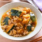 【かぼちゃと生姜のそぼろ煮】ほっこりするおいしさの簡単和食♪