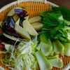 牛焼肉用肉で豪華に!牛肉となすと青梗菜のオイスター炒めの工程1