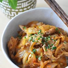 豚キムチ丼